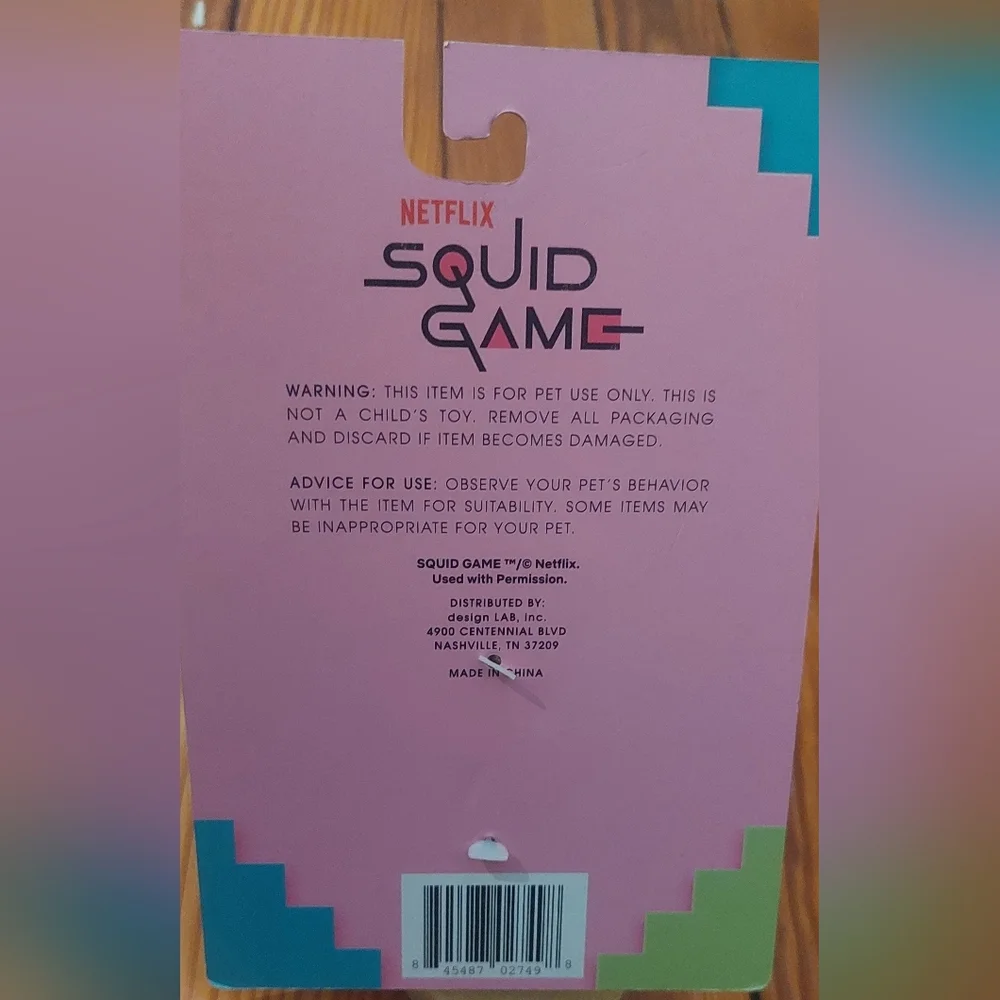 Squid Game Cat Toy